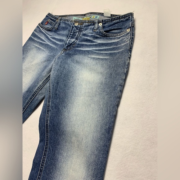 Y2K Mudd Extra Low Rise Capri Jeans Juniors Size 7 Hip Huggers - Picture 2 of 11